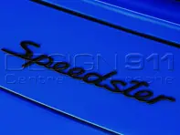 Insigne arrière 'SPEEDSTER', NOIR. Porsche 911 (997) Speedster - 99755922100041