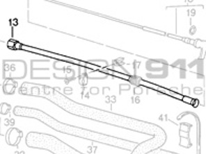Dipstick guide tube rubber sleeve. Porsche 993 - 99320715800 - 99320715800