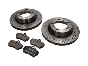 Pack Plaquettes et Disques de Frein ARRIERE Porsche 987 Boxster S / Cayman S - 98635293911, 98635240301, 98735240301, 98735240300, 98735293901, 98735293900, 98635293911BRE, 98635240301BRE, 98661236501, 90026904701, 99907340201, 99635295901