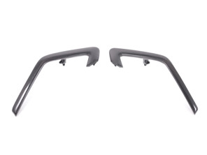Ensemble de poignées de porte en fibre de carbone Rennline. Porsche 991 / 981 / 718 - 99155553300, 99155553400