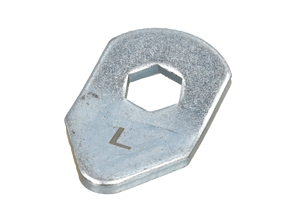 Führungsbuchse/Arretiersegment für Handbremsseil. Porsche 356 Linkslenker (LHD) - 64424231 - 13242446