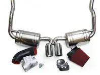 Exhaust Package + Plenum 82mm Throttle Body + Induction Kit Porsche Boxster 987 / Cayman - 3606008703, 87182, 99760511601, 3603109871