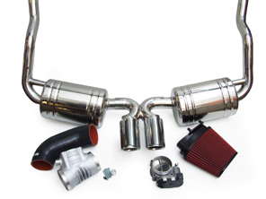 Pack Echappement + Corps Papillon Plénum 82mm + Kit Admission Porsche Boxster 987 / Cayman - 3606008703, 87182, 99760511601, 3603109871