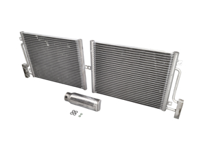 Klimaanlagen-Kühlerkondensator-Kit. Porsche 996 / Boxster 986 / 996 GT3 - 99757391101, 99657311100