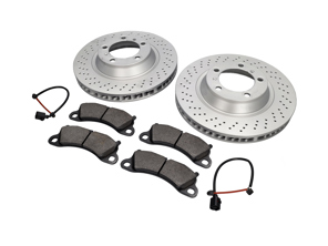 ANTERIORE Pacchetto pastiglie freno e disco freno Porsche 991 S 3.8L - 99135240301, 99135240401, 99135140302, 99735140402, 9P1615301, 9P1615302