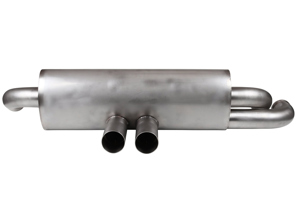 Scarico Sport con due terminali centrali GT3 Ø70 mm. Porsche 964 C2 / C4 - 96411104504 - 92.560SGT, 1620614900