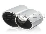 Tuyaux d'échappement 4 tubes. Porsche 996 Turbo / 996 GT2 - 99611198101, 99611198201