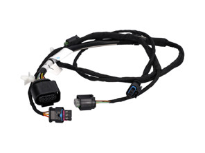 Jeu de faisceaux de câbles pour garniture de feux avant/stationnement. Porsche 981 Boxster / 981 Caïman - 98161259303, 98161259301