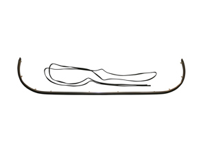 Moldura cromada del parachoques delantero con caucho de impacto. Porsche 911 - 90150504132, 90150504100, 90150504102, 90150504130 - 1684300306, 9305