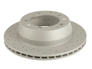 Rotor de disque de frein, arrière. Porsche 911 1984-89 3.2L Sport Coat Z - 460.1505.52, 91135204109, 91135204108, 92039700 - 460.1505.52