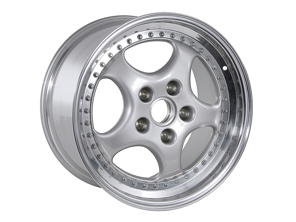 18-Zoll-Leichtmetallrad hinten, Silbermetallic. Porsche 964 Turbo 3.6L - 96536214000, 96536213600