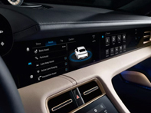 Display unit and control panel with 'touchscreen'. Porsche Taycan LHD - 9J1919599F, 9J1919599M