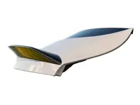 Dachspoiler in Schwarz glänzend. Porsche 9YA Cayenne Turbo GT Coupé - 9Y3827918G041