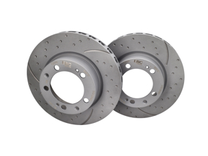 Disco freno anteriore. Porsche 944S2 / 944 Turbo / 968 (EBC Groove GD995) - 95135104102, 95135104103, 95135204101 - GD995