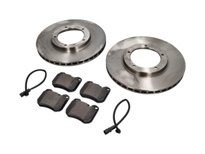 Front Brake pads and brake disc package. Porsche 944 >>85 - 477405083D, 94435195103, 94461221105, 94435195102, 94435195104, 477698155, 92835194200, 92835195100, 477405083DBRE, 94435195104BRE, 477405083A, 91135104120, 09578210, 39539, 94461221100, 1663600217, 94435195100, 94435195101