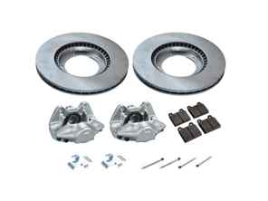 Remklauw, schijf en remblokkenset voor. Porsche 911 / 911 SC - 477405083A, 477405083D, 91135104120, 91135195006, 91135194901, 91135195001, 91135195002, 91135195008, 91135195011, 90135199700, 91135193800, 91135194401, 91135194405, 91135195000, 92335190100, 94435195006, 91135142502, 91135142602