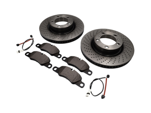 Pack Plaquettes de frein et Disques de frein AVANT Porsche 997 3.6L C4 - 99735140101, 99735140201, 99735193806, 99761277002
