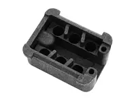 6-poliges Steckergehäuse mit Loch. Porsche 911 / 964 / 924S / 928 / 944 S2 / 968 - 91161286801, 91161286702