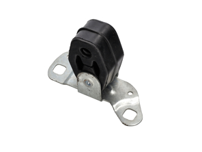 Supporto gancio di scarico medio con gomma. Porsche 955/957 Caienna - 113-989, 95511122730, 7L0253144C, 7L6253144C
