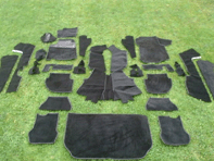 Juego de alfombras interiores. Porsche 928 1977-95