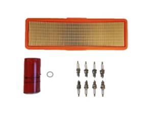 Service Kit für Porsche 928 1986>> 12.000km - 92810093108, 99917015690, 92810720105, 90012301130, 92811018503