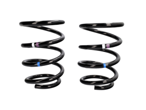 Ressorts hélicoïdaux arrière (paire) - Marquages rouges/blancs - pour Porsche 981 Boxster / Cayman 2012-2016 - 98133398003504, 98133398010504