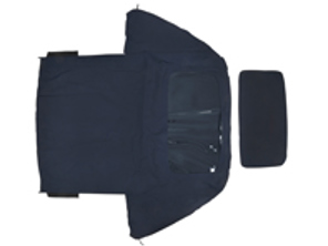 Convertible top cover, Blue-Black. Porsche 993 Cabrio - PCG561900007JW