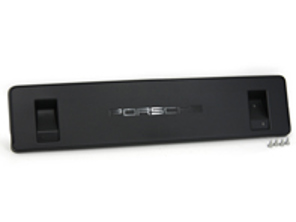 Support de plaque d'immatriculation, grand, ECE. Porsche 95B Macan - 95B807287Q1E0, 95B807287Q