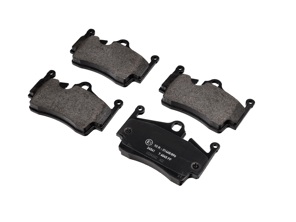 Remblokken achter Porsche 718 Boxster / Cayman (Zimmermann Premium pb:z-serie). - 98735293901, 98735293900, P65028, 24541.155.9 - 24541.155.9