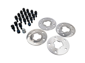 Spurverbreiterung 5mm mit schwarzen Radschrauben. Porsche 958 Cayenne - 95804450000