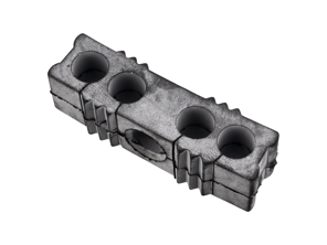 Soporte de la línea de combustible debajo de la carrocería/aislante de goma. Porsche 928 1983-1995 - 92835655101