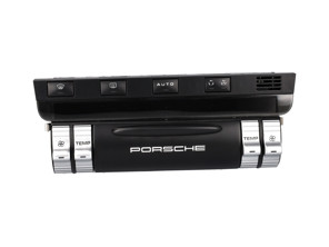 Unité de commande de chauffage, noire. Porsche 957 Cayenne 3,0 L diesel / 3,6 L - 95565310321