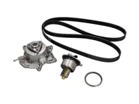 Kit pompa acqua, cinghia e termostato. Porsche 718 Boxster 2.0ltr / 718 Cayman 2.0ltr - 9A210605002, 9A210605001, 9A210605003, 9A110622603, 9A110622602, 9A712111000, 0PB121110A, 0PB121688, 9A2210222400/1