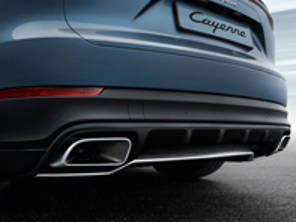 Stainless-steel rear trim. Porsche Cayenne (9YA) 2018>> - 9Y0807649AOK1