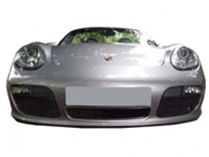 Ensemble de grilles de pare-chocs avant en acier inoxydable ZunSport. Porsche 987.1 Boxster S Tiptronic - ZPR37904, ZPR37904B, ZPR37904, ZPR37904B