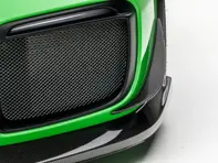 Canard paraurti anteriore in fibra di carbonio lucida. Porsche 991 GT2 dal 2017 al 2019