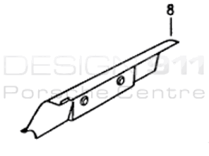 Panneau de seuil intérieur. Porsche 993 1994-98 - 99350102100GRV, 99350102200GRV