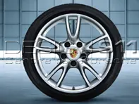 18' Carrera IV lichtmetalen velgen & winterbanden origineel Porsche voor 997.2 C4 / C4S / Turbo - 99704460062, 99704460162