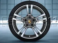 20' Panamera Turbo II lichtmetalen velgen & banden Origineel Porsche - 97004460208, 97004460248