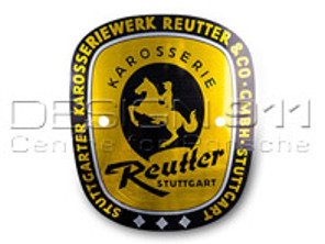 Distintivo Reutter, dal 1955 al 1961, euro. Porsche 356 - PSP72300600