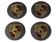 Copricerchi con cresta colorata per Porsche Macan (set di 4) - 00004460512, 00004460712
