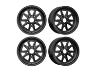 Outlaw52 001 Alufelgensatz 16" Asphalt Black. Porsche 911 - 001AB-67053+23, 001AB-68053+10