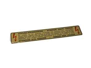 Sticker Danger High Voltage. Porsche 928 - 92870116302