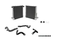Radiatore in alluminio per liquido refrigerante e tubi flessibili SET DI 2. Porsche 981 Boxster / 981 Cayman / 991.1 - 99110613103, 99110613203 - 7067, 7066
