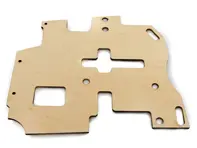 Plancher de pédale LHD, gauche. Porsche 964 / 993 - 8871, 99355106300, 96455160100