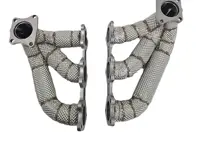 Exhaust manifold set stainless steel. Porsche 992 / 992 turbo - 0PB251215A, 0PB251215, 0PB251216A, 0PB251216 - 9MPB251215