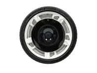 Roue arrière à disque EVO Aero, en fibre de carbone pour jante en alliage. Porsche 9J1 Taycan Cross Turismo