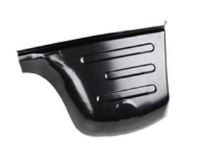 Pezzo di riparazione, 1/2 piastra inferiore del pozzetto del sedile posteriore. Porsche 911 (cambio 901) 63-71 - 1683151570, 1683151580, 90150107100 - 1683151570, 1683151580