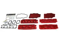 Set coperchio albero a camme e catena in alluminio rosso. Porsche 964 - 96410510701, 96410510801, 96410511601, 96410511602, 96410511603, 96410511604, 96410511605, 96410511606, 96410590200, 96410511503