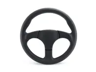 Volant sport en cuir NOIR (sans airbag). Porsche 944 / 968 - 968347084008YR